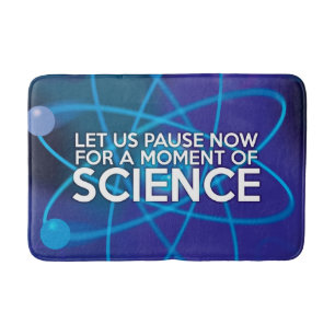 Alfombrilla De Baño Dicho de ciencia divertido y moderno