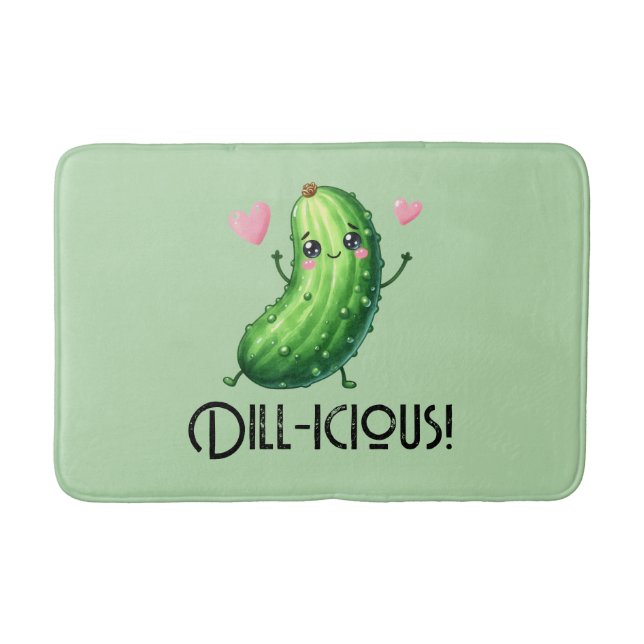 Alfombrilla De Baño Dill-icous (Anverso)