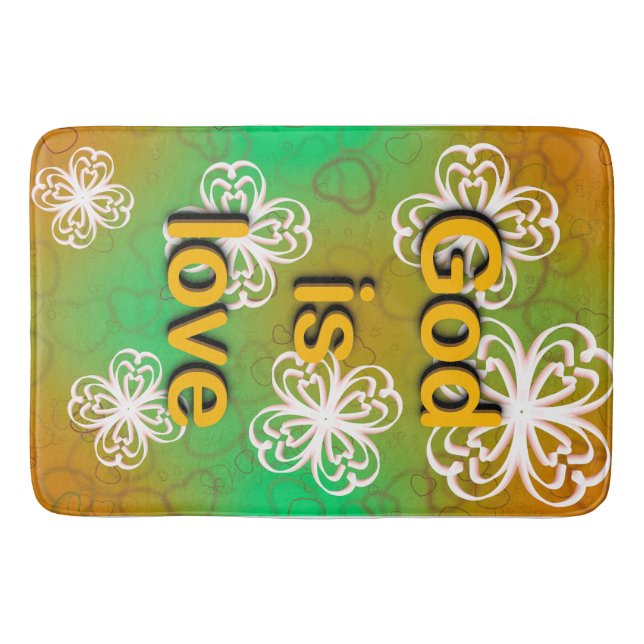 Alfombrilla De Baño Dios es amor (Anverso)