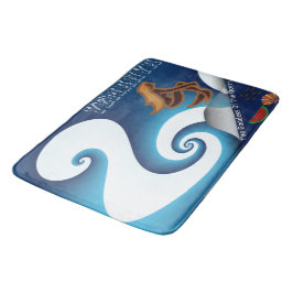 Alfombrilla De Baño Diosa Yemanya Del Océano