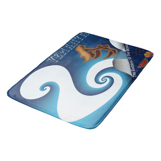 Alfombrilla De Baño Diosa Yemanya Del Océano (Angular)