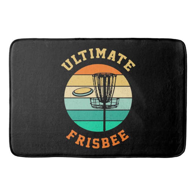 Alfombrilla De Baño Disc Golf Ultimate Frisbee (Anverso)
