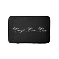 Diseñador Floral Mat With Laugh Love Live
