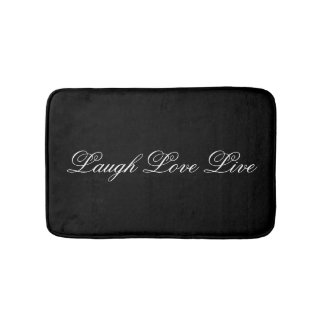 Alfombrilla De Baño Diseñador Floral Mat With Laugh Love Live