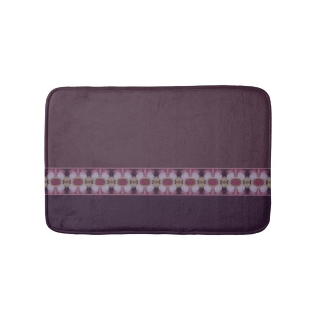 Alfombrilla De Baño Diseñador morado oscuro (Anverso)