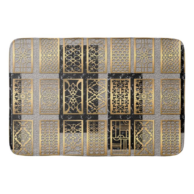 Alfombrilla De Baño Diseño abstracto africano moderno (Anverso)