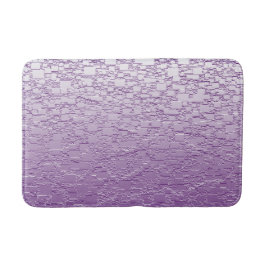 Alfombrilla De Baño Diseño abstracto de mosaico geométrico púrpura Omb