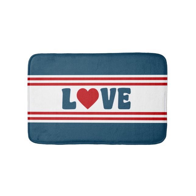 Alfombrilla De Baño Diseño de amor (Anverso)
