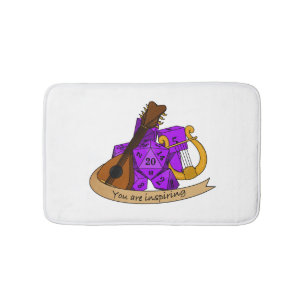 Alfombrilla De Baño Diseño de Bard Dice