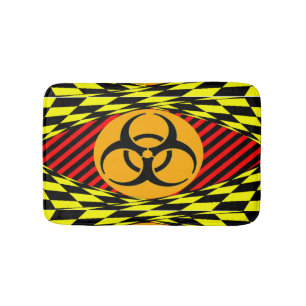 Alfombrilla De Baño Diseño de Biohazard por Kenneth Yoncich
