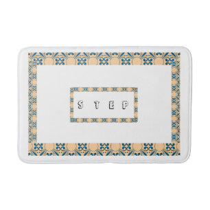 Alfombrilla De Baño Diseño de borde de estilo de paso de Bathmat