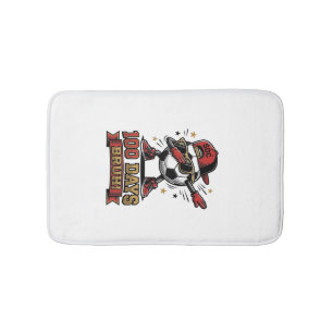 Alfombrilla De Baño Diseño de camiseta de fútbol Dabbing de 100 días B