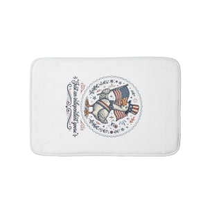 Alfombrilla De Baño Diseño de camiseta patriótica vintage de ganso ind