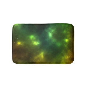 Alfombrilla De Baño Diseño de constelaciones del espacio cósmico abstr