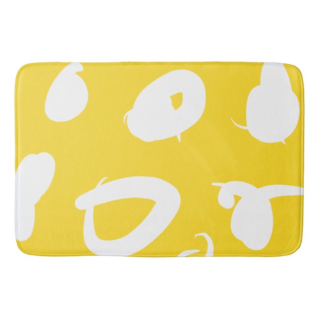 Alfombrilla De Baño Diseño de estilo gráfico Bath Mat (Anverso)
