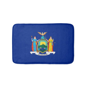 Alfombrilla De Baño Diseño de la bandera del estado de Nueva York