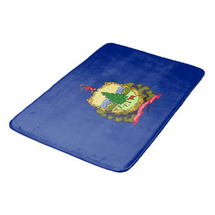 Alfombrilla De Baño Diseño de la bandera del estado de Vermont