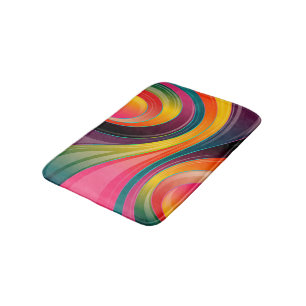 Alfombrilla De Baño Diseño de moda del giro del extracto del