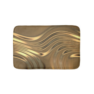 Alfombrilla De Baño Diseño de Swift Metalizado Gold