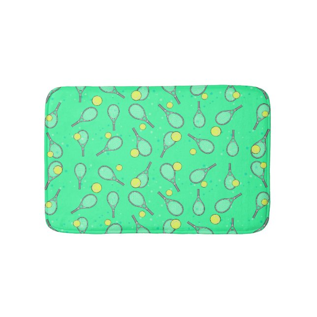 Alfombrilla De Baño Diseño de tenis (Anverso)