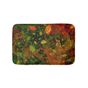 Alfombrilla De Baño Diseño decorativo colorido de otoño