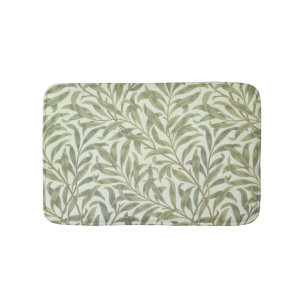Alfombrilla De Baño "Diseño del papel pintado de la rama del sauce",
