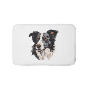 Alfombrilla De Baño Diseño famoso de Border Collie - Más inteligente