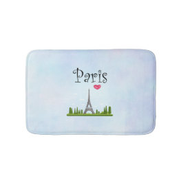 Alfombrilla De Baño Diseño francés - Torre Eiffel en París