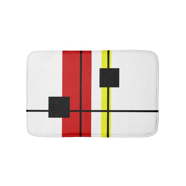 Alfombrilla De Baño Diseño geométrico (Anverso)