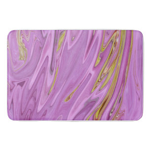Alfombrilla De Baño Diseño líquido morado