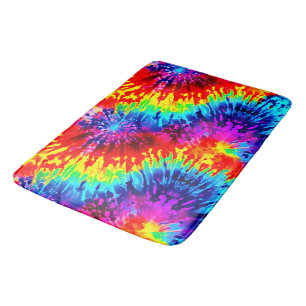 ALFOMBRILLA DE BAÑO DISEÑO MODERNO DINÁMICO TIE-DYE