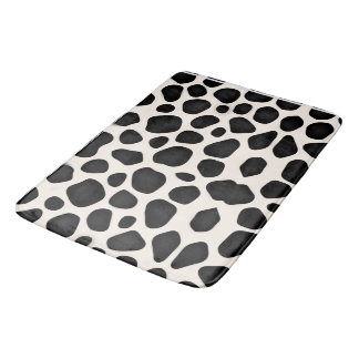 Alfombrilla De Baño diseño moderno patrones negros