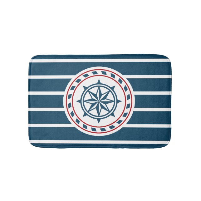 Alfombrilla De Baño Diseño náutico (Anverso)