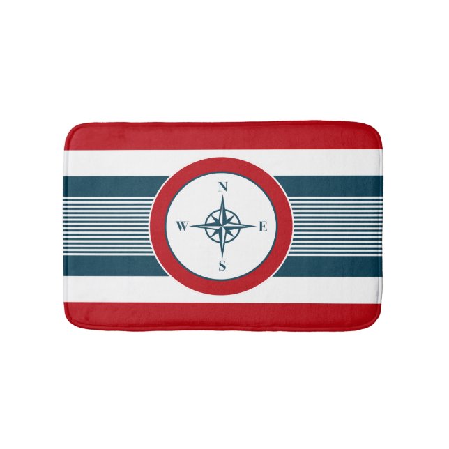 Alfombrilla De Baño Diseño náutico (Anverso)
