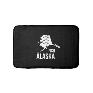Alfombrilla De Baño Diseño pesquero de Fish Alaska