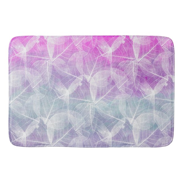 Alfombrilla De Baño Diseño púrpura abstracto 45 (Anverso)