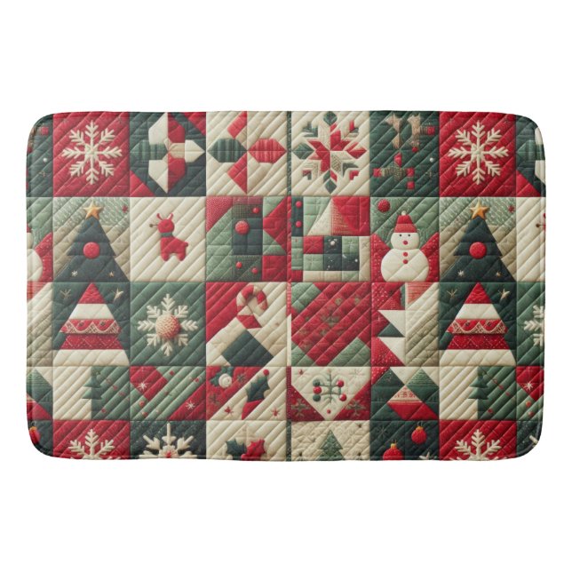 Alfombrilla De Baño Diseños de Navidades terminados (Anverso)