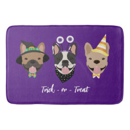 Alfombrilla De Baño Disfraces de Halloween en Bulldog francés