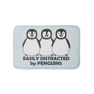 Alfombrilla De Baño Distraído fácilmente por los pingüinos