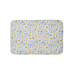 Alfombrilla De Baño Ditzy White Daisises en la barba de un Personaliza