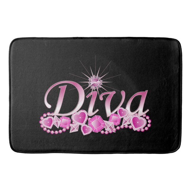 Alfombrilla De Baño Diva Bling (Anverso)
