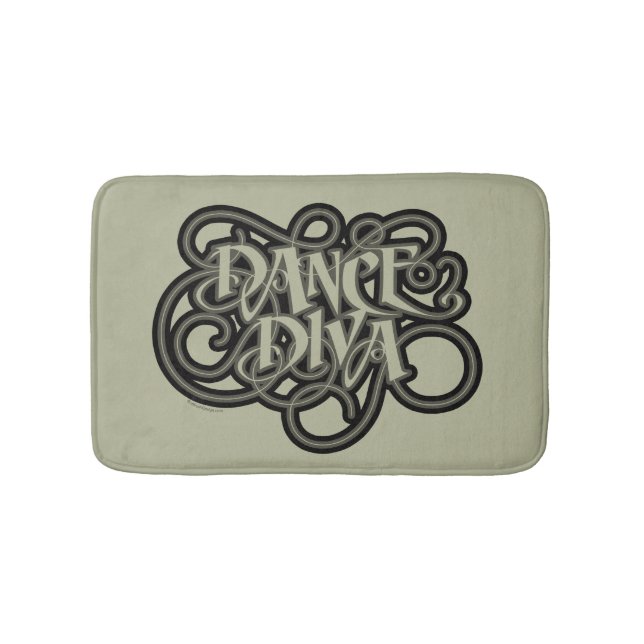Alfombrilla De Baño Diva de la danza (Anverso)