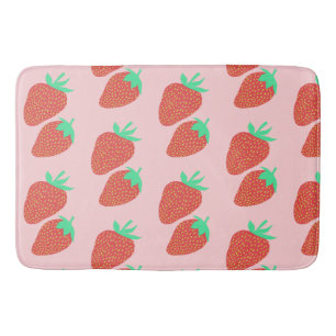 Alfombrilla De Baño Diversión con sabor a fruta de las fresas dulces