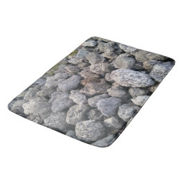 Alfombrilla De Baño Diversión gris grande del diseño de la imagen de