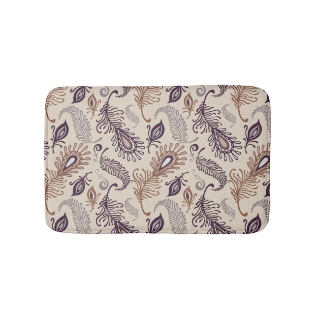 Alfombrilla De Baño Diverso modelo de la pluma (Anverso)