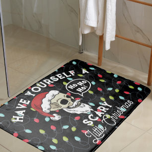 Alfombrilla De Baño Divertido Ten un pequeño y espantoso Navidad