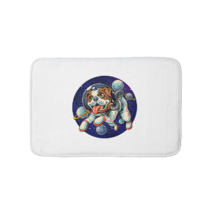 Alfombrilla De Baño Dog Astronaut, space dog