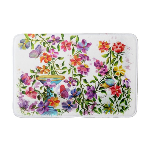 ALFOMBRILLA DE BAÑO DOG PAW IMPRESIONA BAÑO DE AVES (Anverso)