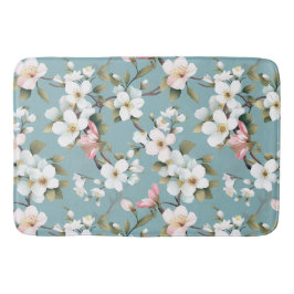 Alfombrilla De Baño Dogwood azul de primavera