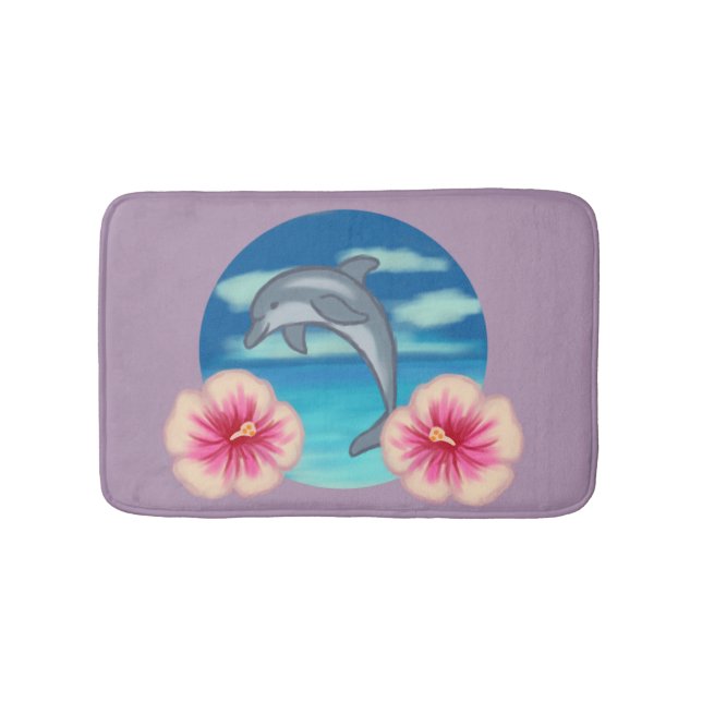 Alfombrilla De Baño Dolphin Paradise (Anverso)